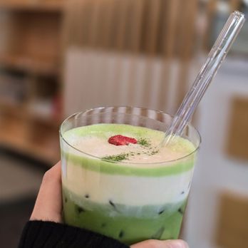 The Orange Tabby - Sakura matcha latte - Coffee & Tea Near Me - San Jose, California The Orange Tabby - Sakura matcha latte - Coffee & Tea Near Me - San Jose, California