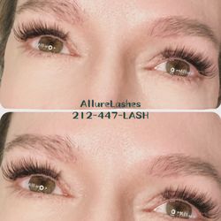 Allure Lashes - Dramatic 2D set (double lashes for each client's natural lash)