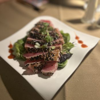 Atrium - Ahi Tuna. Was amazing, definitely recommend. Get some sauces to dip. I'm a sauce guy! - New American Near Me - Turlock, California