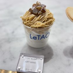 LeTAO - Mont Blanc Soft Serve with Hokkaido Milk