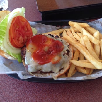 Alumni Grill - Burger from their GF menu. - American Near Me - Wildwood, New Jersey Alumni Grill - Burger from their GF menu. - American Near Me - Wildwood, New Jersey