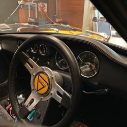 Creative Auto Interiors - Leather dashboard fitted in car
