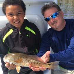 Liquid Addiction Charter - Nice Redfish, to small to keep but a pleasure to catch.