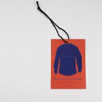 Label Mart - Spirit Jersey: This is the back of a HANG TAG custom dyed and printed with 4 colors. - Printing Services Near Me - Los Angeles, California Label Mart - Spirit Jersey: This is the back of a HANG TAG custom dyed and printed with 4 colors. - Printing Services Near Me - Los Angeles, California