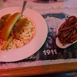 The Depot - I ordered the Seafood Mac and Cheese it was delicious! I highly recommend it!