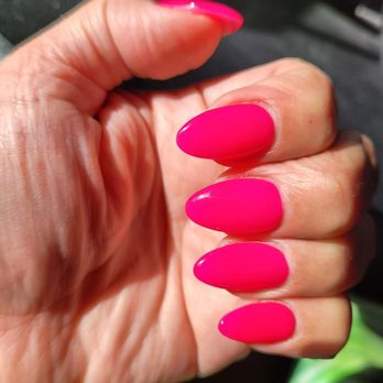 Unique Nails and Spa - Nice slender almond shape with pink #642! Very clean edges, no unevenness, and very shiny. - Nail Salons Near Me - Hesperia, California Unique Nails and Spa - Nice slender almond shape with pink #642! Very clean edges, no unevenness, and very shiny. - Nail Salons Near Me - Hesperia, California