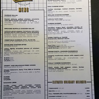 Marriott Cancun Resort - Champions Bar food menu - Dec 2025 - Hotels Near Me - Cancún, ROO Marriott Cancun Resort - Champions Bar food menu - Dec 2025 - Hotels Near Me - Cancún, ROO