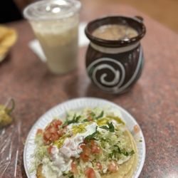 El Taco Nazo - Fish taco, horchata was perfect. Champurado was ok.