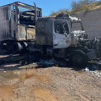 Sema Logistics - Semi fire with no insurance - Vehicle Shipping Near Me - Phoenix, Arizona