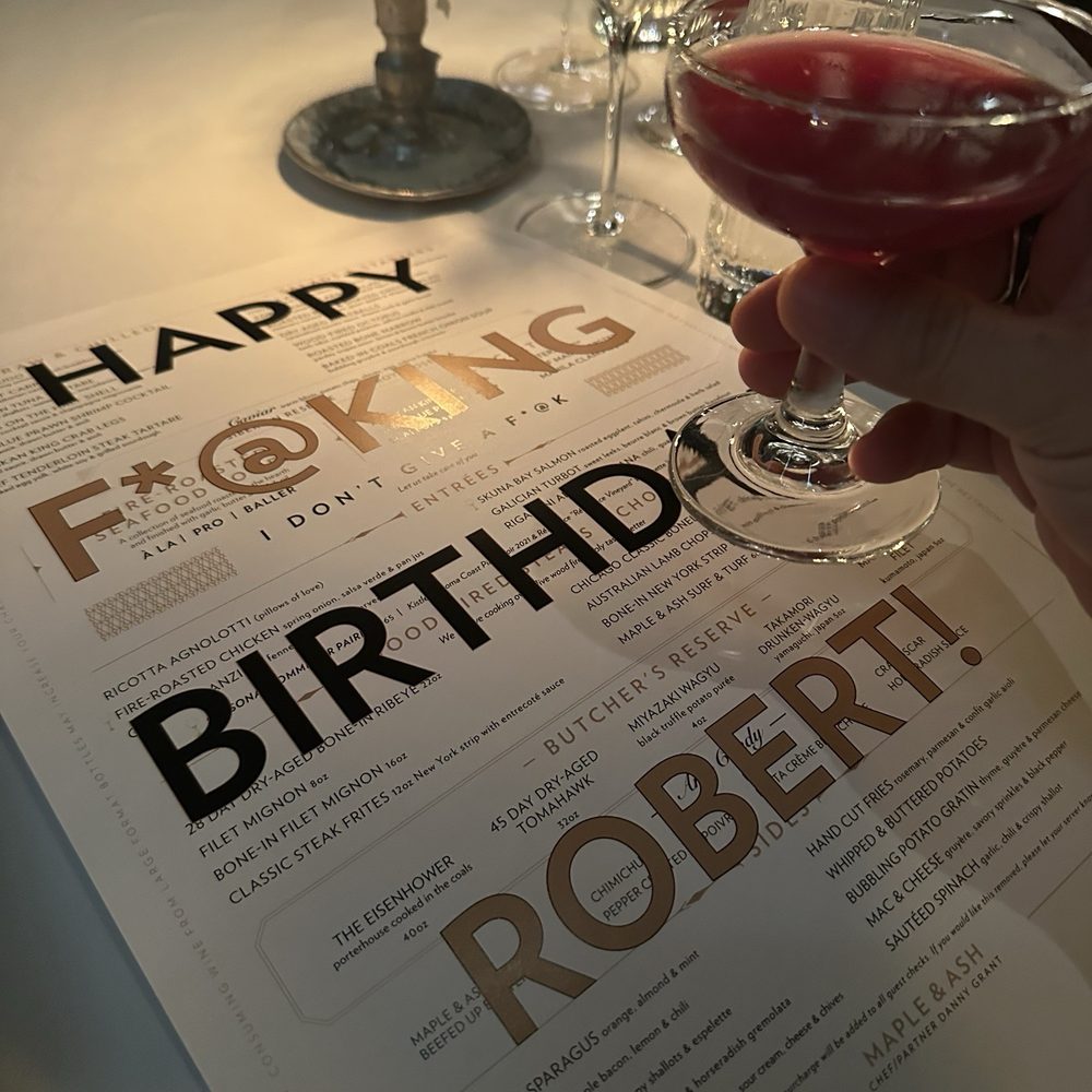 Maple & Ash - Personalized birthday menu and my mocktail - Steakhouses Near Me - Scottsdale, Arizona Maple & Ash - Personalized birthday menu and my mocktail - Steakhouses Near Me - Scottsdale, Arizona