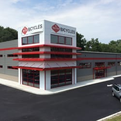 Trek Bicycle Ellicott City - The new building before the sign went up