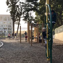 Marchbank Park Baseball Field - Climbing fun