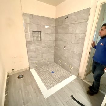 Floor & Decor - Zero threshold curb less  roll in shower - Home Decor Near Me - Bohemia, New York