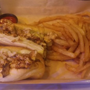 River Grille - Chicken cheeseateak. Delicious - American Near Me - Plains, Pennsylvania