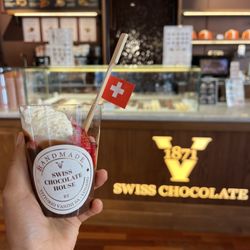 Swiss Chocolate Chalet - Strawberries and chocolate