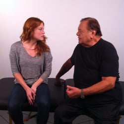 Courtney Hope with Paul Sorvino