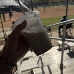 Central Vietnam Coffee - Softball field and coffee on a Saturday morning.