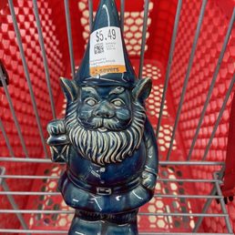 I bought this cute gnome for my place because there's gnome place like gnome...