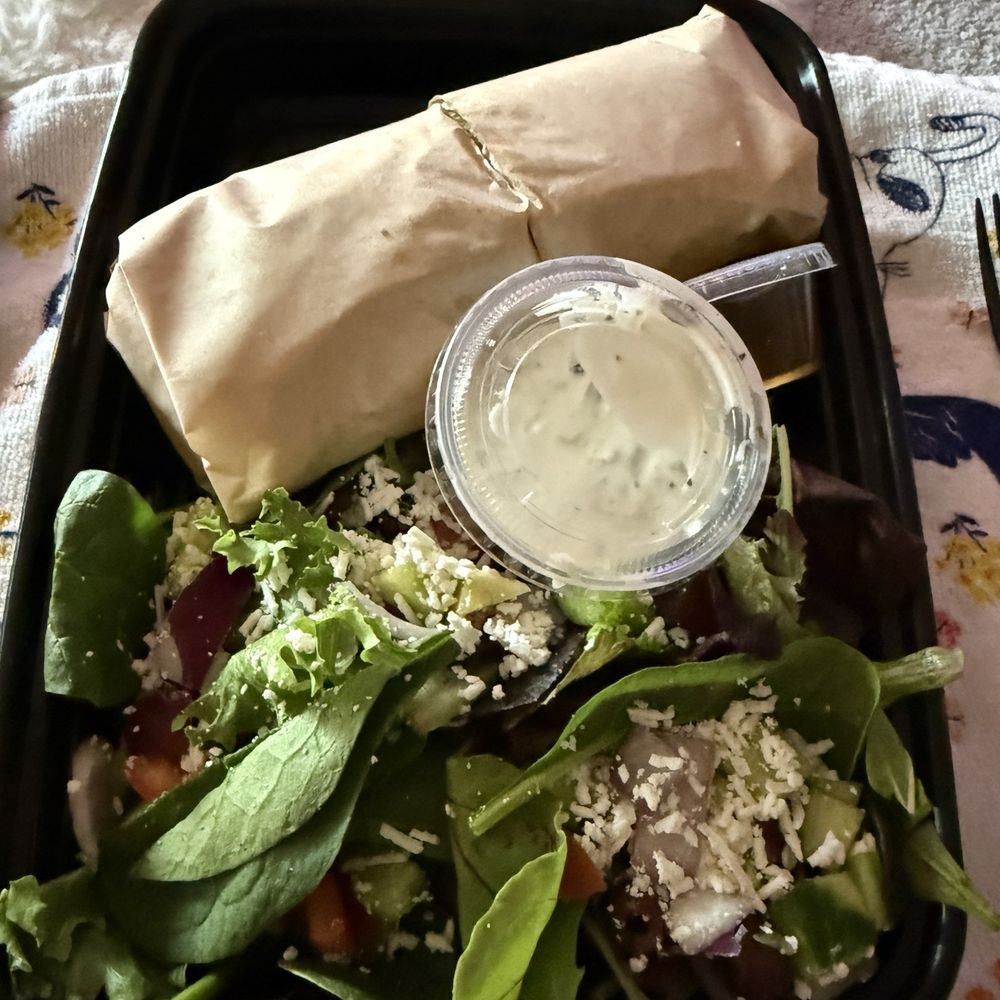 Panini Kabob Grill - Falafel wrap (no hummus provided for 3rd time) - Mediterranean Near Me - Los Angeles, California Panini Kabob Grill - Falafel wrap (no hummus provided for 3rd time) - Mediterranean Near Me - Los Angeles, California