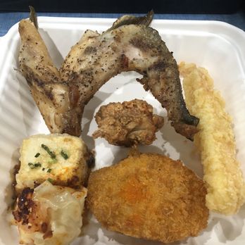 Tokyo Central - Yellowtail collar, karaage, shrimp tempura, vegetable croquette, spicy shumai and agedashi tofu - International Grocery Near Me - Torrance, California