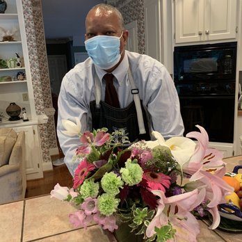 The Secret Garden II - Javelin delivering a bouquet - Florists Near Me - Rocky Mount, North Carolina