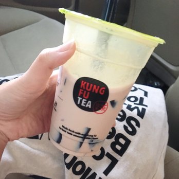 Kung Fu Tea - Medium kung fu milk tea with herbal jelly - Bubble Tea Near Me - Richmond, Virginia