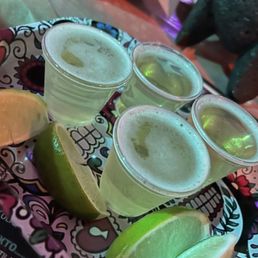 Green tea shots