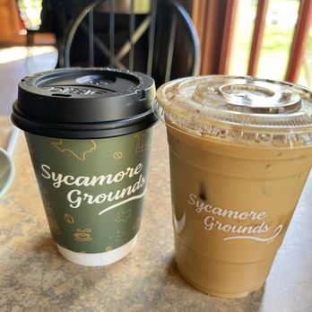 Sycamore Grounds - Our drinks both  were delicious! - Cafes Near Me - Pasadena, Texas