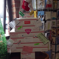 US Post Office - Sycamore - Postal Christmas tree 2015.