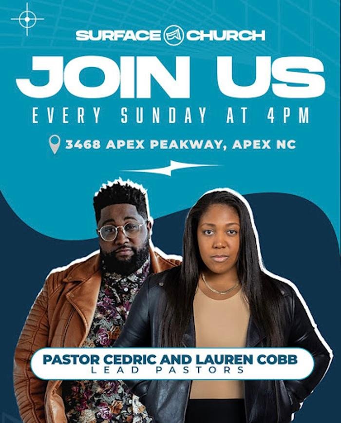 SURFACE CHURCH 3468 Apex Peakway, Apex, North Carolina Phone Number