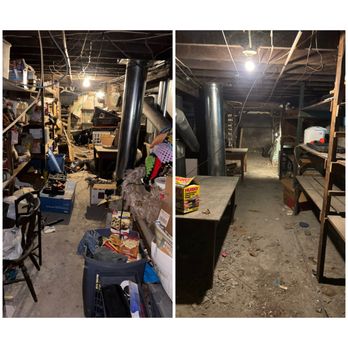 Eagle Moving - Basement clean out before & after - Movers Near Me - Niskayuna, New York Eagle Moving - Basement clean out before & after - Movers Near Me - Niskayuna, New York