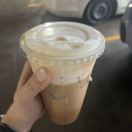 Sugar cookie shaken espresso with cold foam Sugar cookie shaken espresso with cold foam