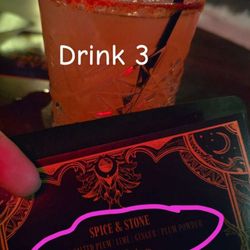 Dark Sister - Fantastic tequila drinkv Spice & Stone. Plum powder is one of my new favorites.