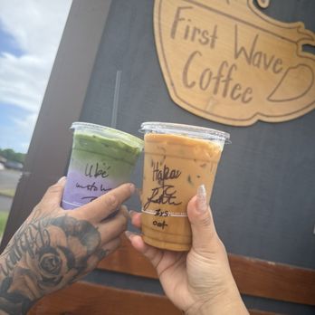First Wave Coffee - Ube matcha & Hapa Latte : def recommend! - Coffee & Tea Near Me - Maui, Hawaii First Wave Coffee - Ube matcha & Hapa Latte : def recommend! - Coffee & Tea Near Me - Maui, Hawaii
