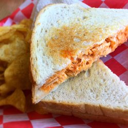 Eclectic Cafe - The buffalo chicken sandwich on sourdough bread is delicious!