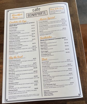 Menu photo 2 Cafe Bonaparte - Redondo Beach Redondo Beach, CA Menu photo 2 Cafe Bonaparte - Redondo Beach Redondo Beach, CA
