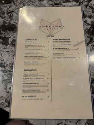 Menu photo 8 Copper Fox Gastropub Chicago, IL