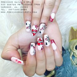 Precious Nails & Spa - Halloween Nail Designs @ PRECIOUS NAILS & SPA 500 Boston Providence Tpke. Norwood, MA. 02062 www.PreciousNailsSpa.com Tel: (857)385-8668