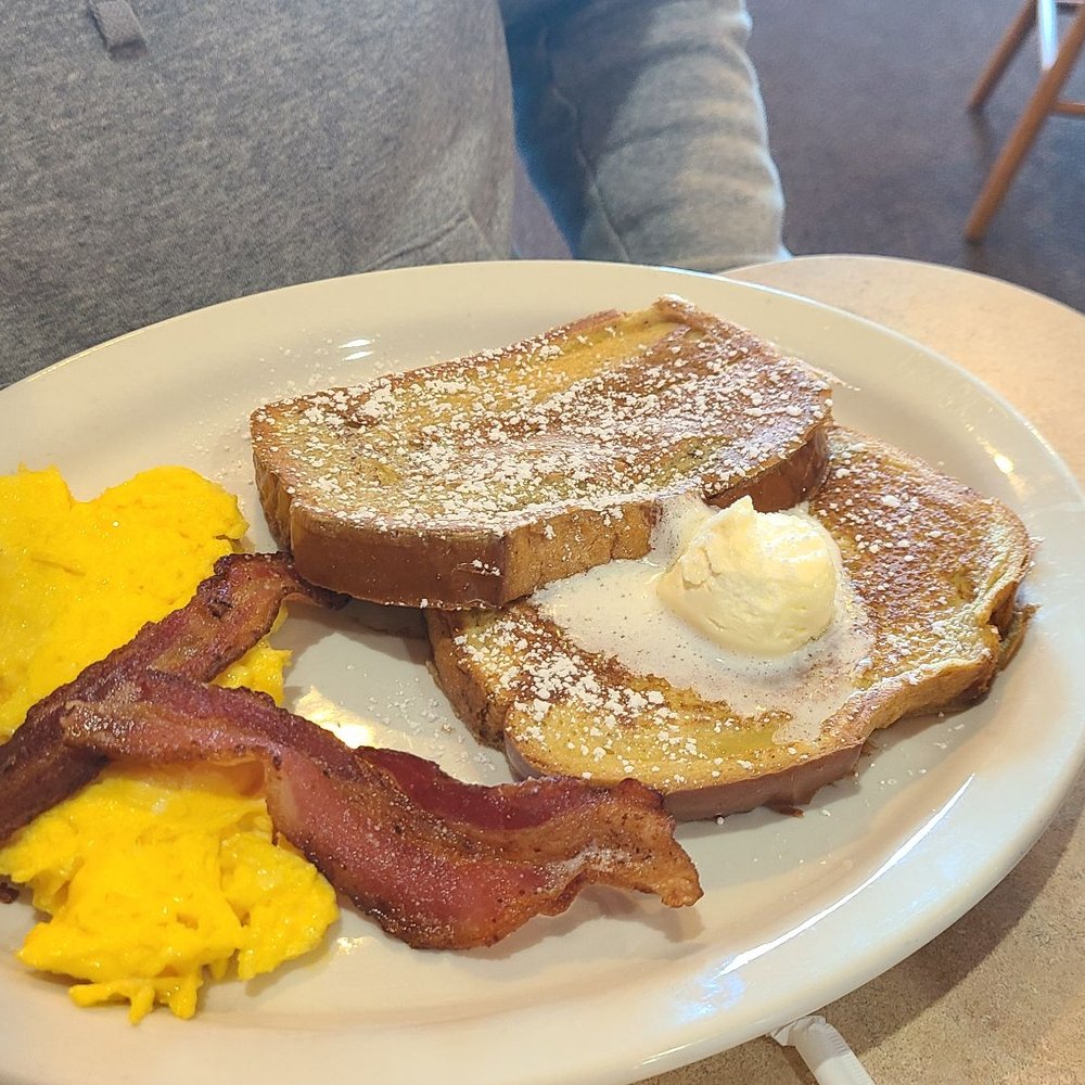 Bishops Diner - French Toast, eggs and bacon was good - Breakfast & Brunch Near Me - O'Fallon, Missouri Bishops Diner - French Toast, eggs and bacon was good - Breakfast & Brunch Near Me - O'Fallon, Missouri