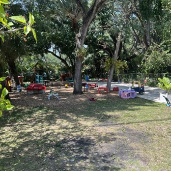 The Bilingual Cooperative Preschool - Playground is well equiped with interactive toys, an elevated sandbox, playhouses, and a thriving herb and butterfly garden. - Elementary Schools Near Me - Miami, Florida The Bilingual Cooperative Preschool - Playground is well equiped with interactive toys, an elevated sandbox, playhouses, and a thriving herb and butterfly garden. - Elementary Schools Near Me - Miami, Florida