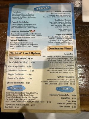 Menu photo 3 Salsas Mexican Restaurant Galveston, TX Menu photo 3 Salsas Mexican Restaurant Galveston, TX
