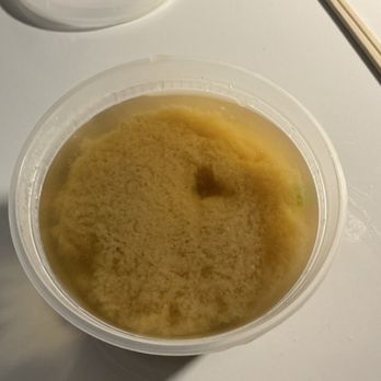 Sakura Sushi House - Even after I stirred up the soup, it was a bit salty. - Sushi Bars Near Me - Willows, California