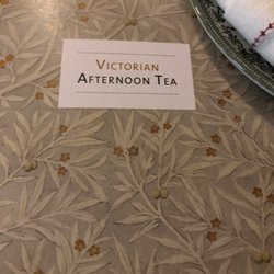 Victorian Afternoon Tea - Victoria and Albert Musuem - Menu