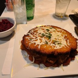 a plate of food on a table