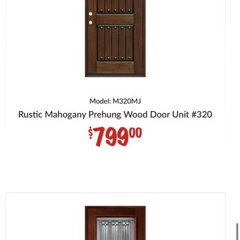 Door Clearance Center - Rustic Mahogany stained door on their site. - Door Sales/Installation Near Me - Houston, Texas Door Clearance Center - Rustic Mahogany stained door on their site. - Door Sales/Installation Near Me - Houston, Texas