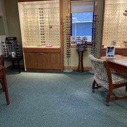 Many eyeglasses to choose from.