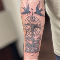 White Lotus Body Arts Tattoo - Navy tribute tattoo