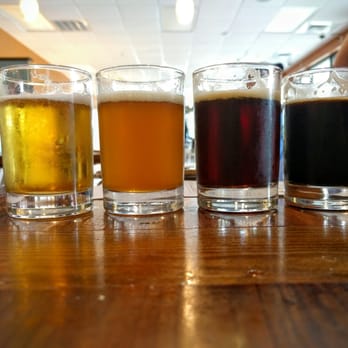 Booneshine Brewing - Delicious flight! - Breweries Near Me - Boone, North Carolina