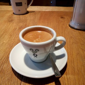 Back Kontor - Ein leider etwas zu voller Espresso. Geschmacklich in Ordnung, aber weniger ist manchmal doch mehr (Geschmack). - Bistros Near Me - Dusseldorf, NW