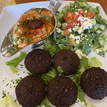 Zara's Mediterranean Kitchen - Falafel Platter - Halal Near Me - Spring, Texas